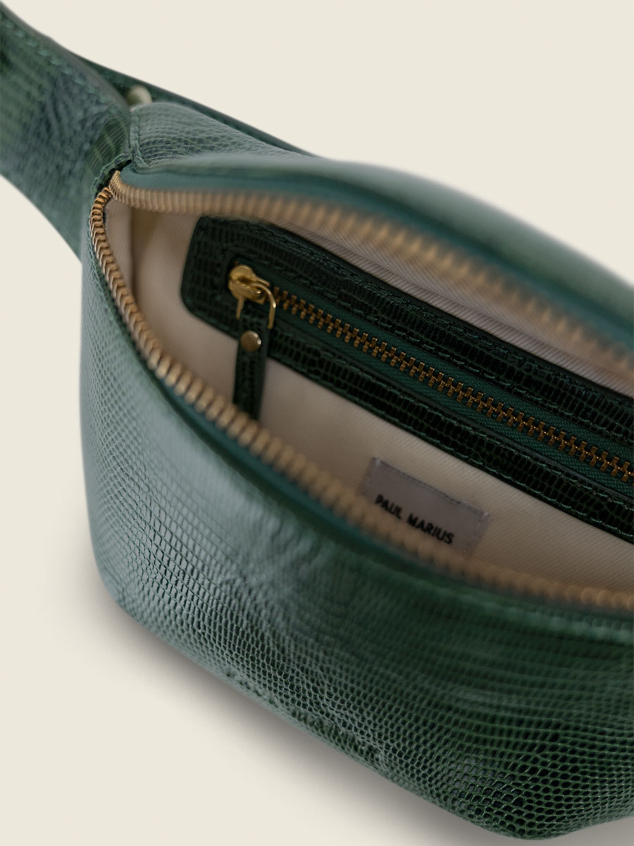 green-leather-fanny-pack-labanane-xs-1960-paul-marius-inside-view-picture-m503xs-l-dg