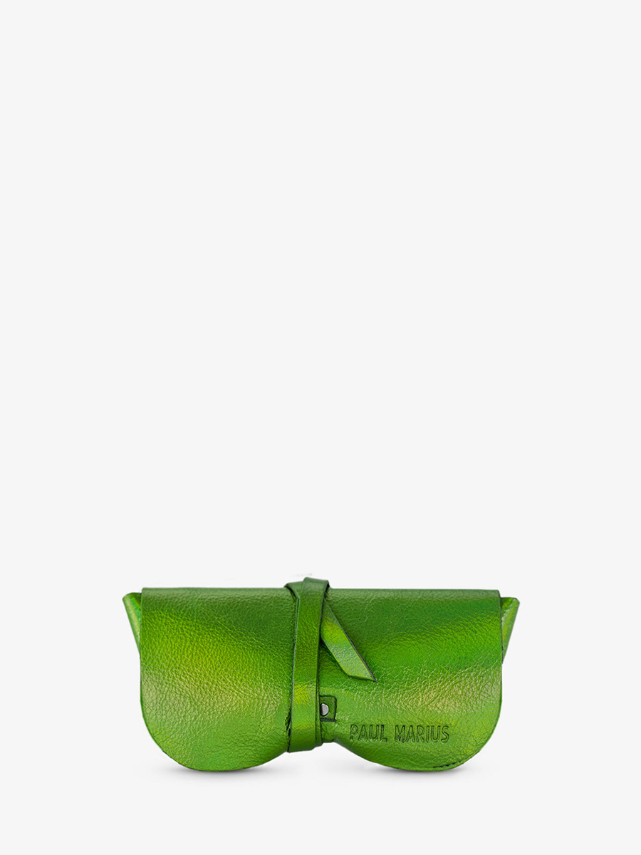 glasses-case-leather-green-front-view-picture-letui-a-lunettes-absinthe-paul-marius-3760125353807