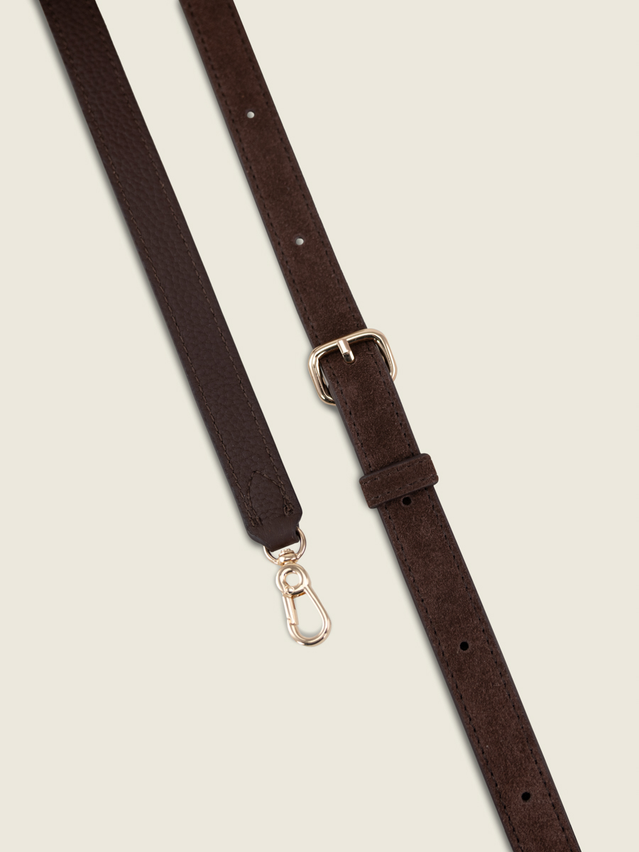 shoulder-strap-brown-leather-labandouliere-chocolate-front-view-sb-su-db