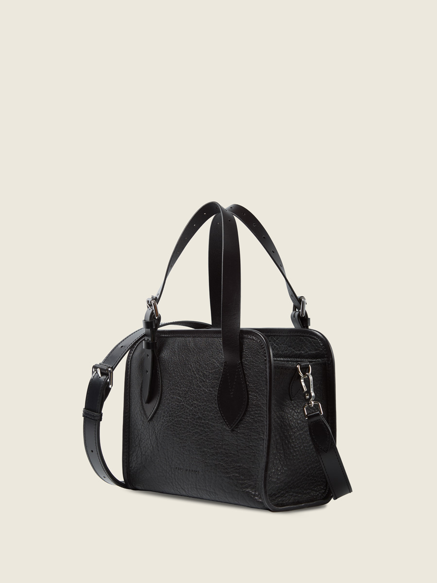 black-leather-handbag-lecabas-s-women-side-view-w81s-b