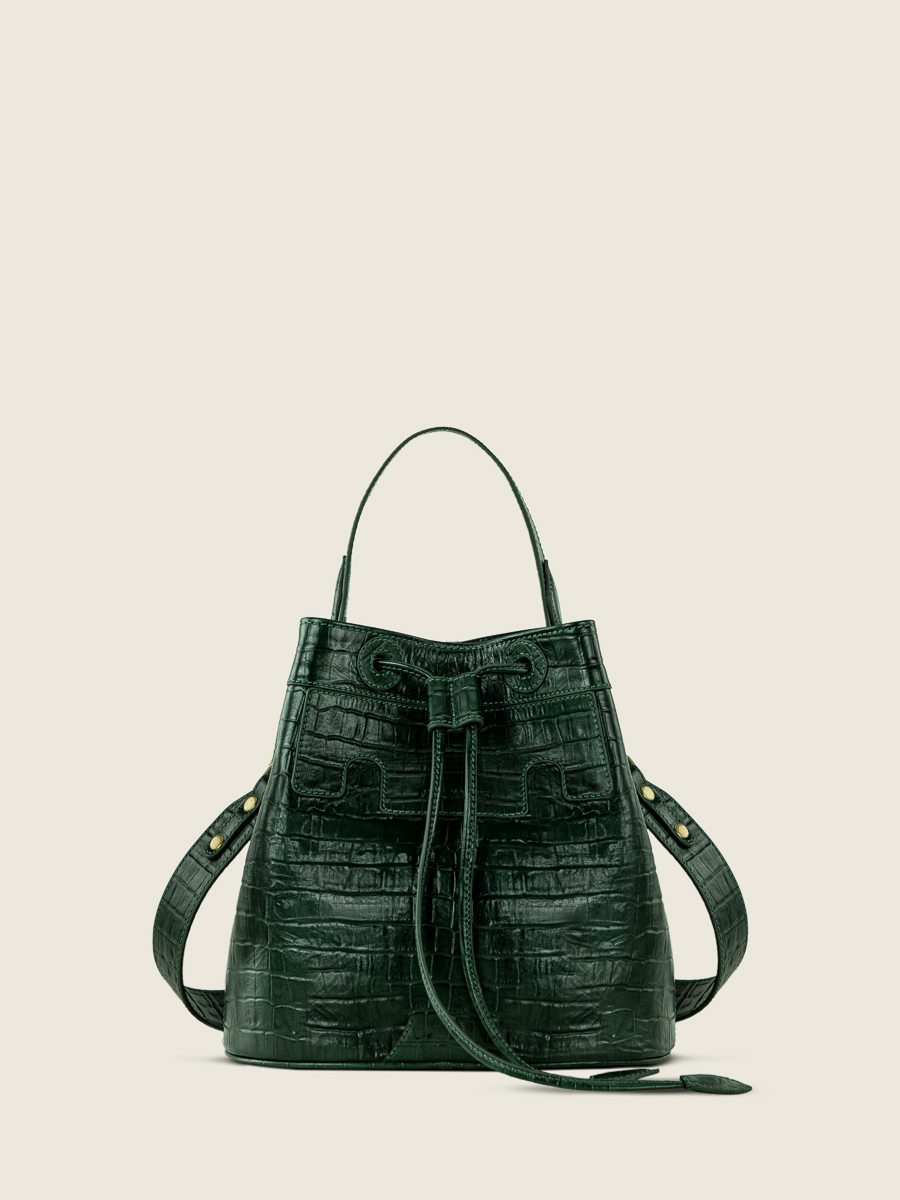 green-leather-bucket-bag-capucine-heritage-malachite-paul-marius-front-view-picture-w39-cr-dg