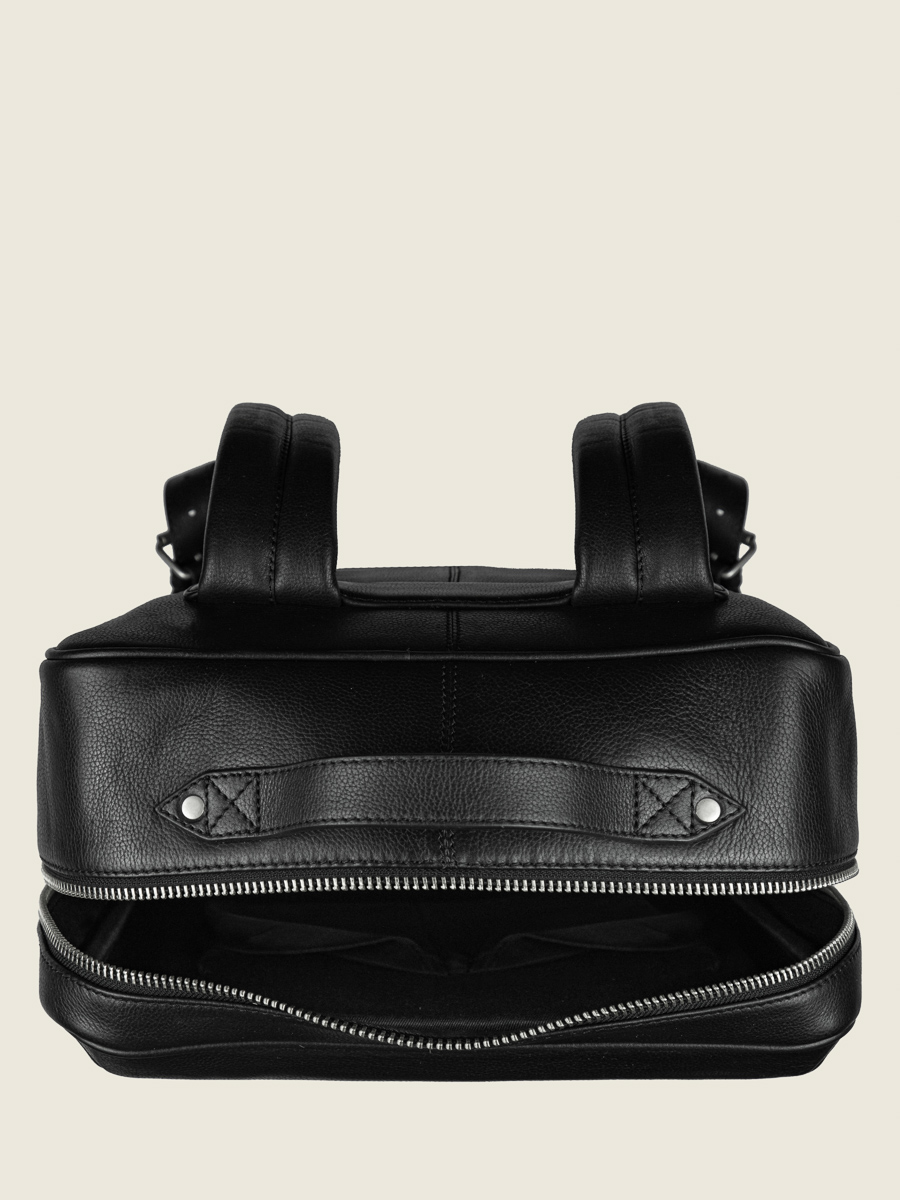 black-leather-bagpack-charles-black-paul-marius-inside-view-picture-b11-b