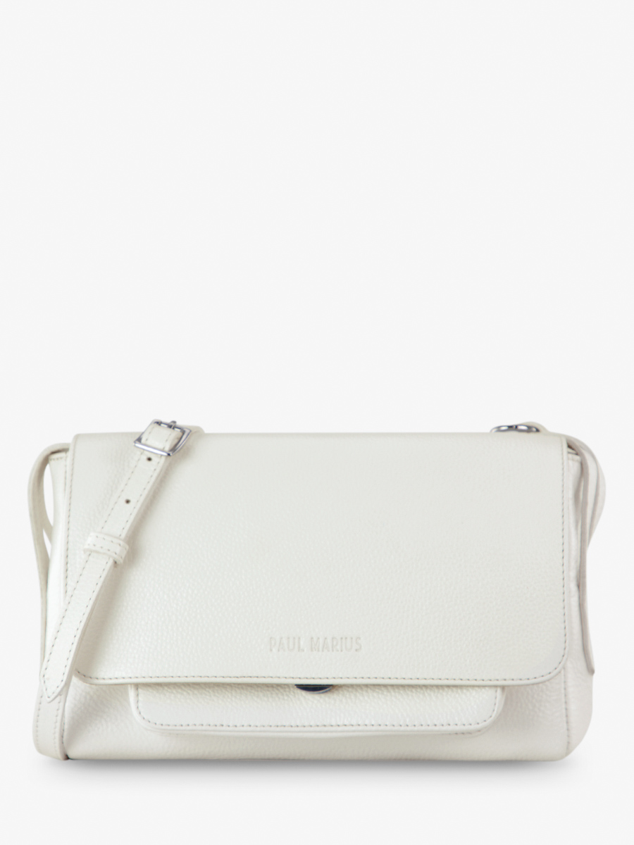 white-leather-cross-body-diane-s-vedette-paul-marius-front-view-picture-w35s-w