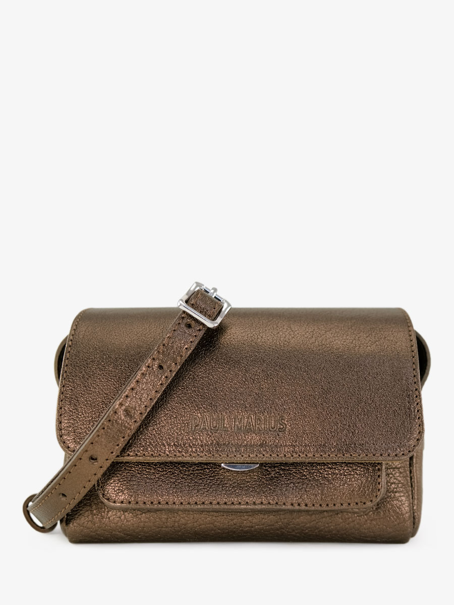 brown-metallic-leather-mini-cross-body-bag-diane-xs-copper-paul-marius-front-view-picture-w035xs-c