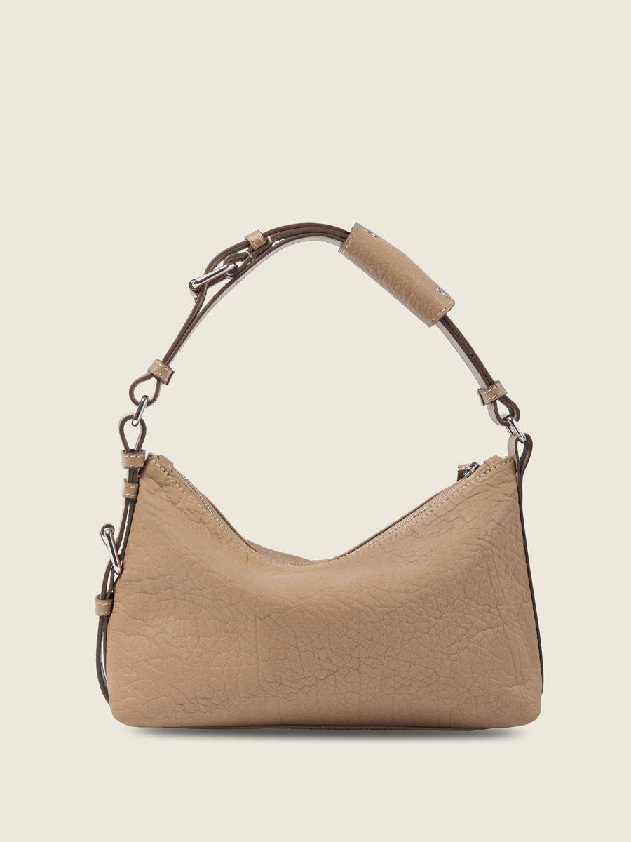 elliott-taupe-leather-baguette-bag-women-back-view-w73m-bei