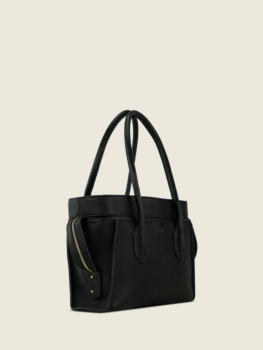 travel-bag-handbag-eros-m-soft-black-side-view-w52m-bm-b