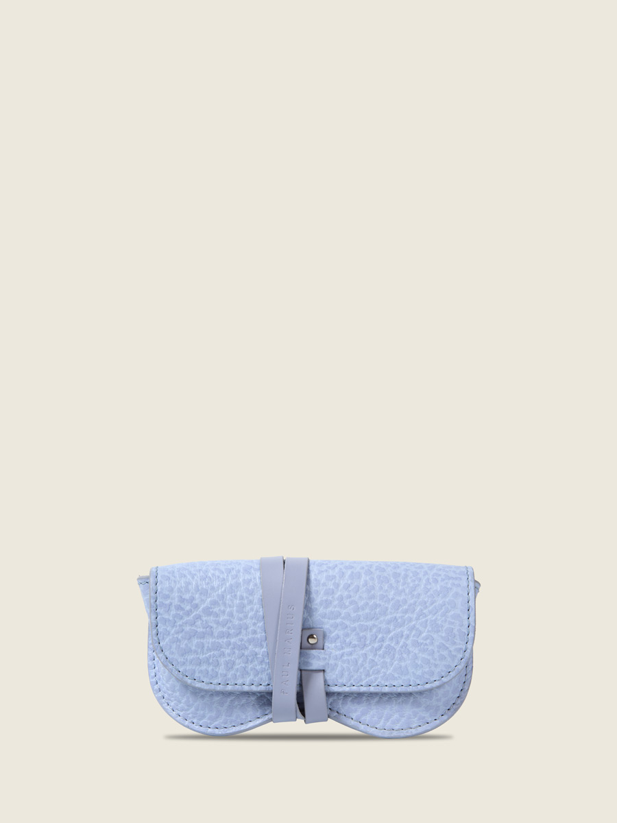 Orange leather glasses case L'Étui à Lunettes - Orangeade ambient view