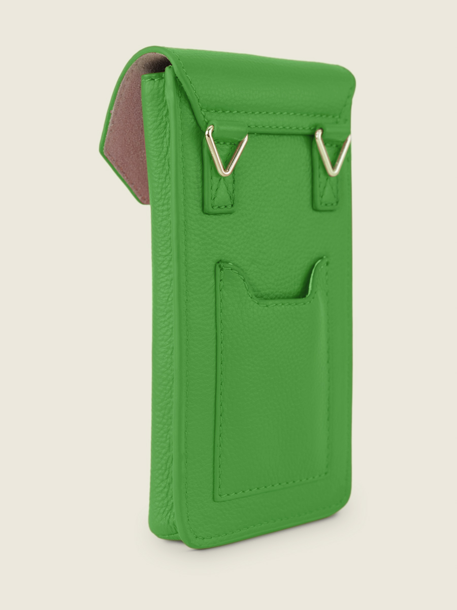 green-leather-phone-bag-eva-sorbet-kiwi-paul-marius-back-view-picture-m71-sb-gr