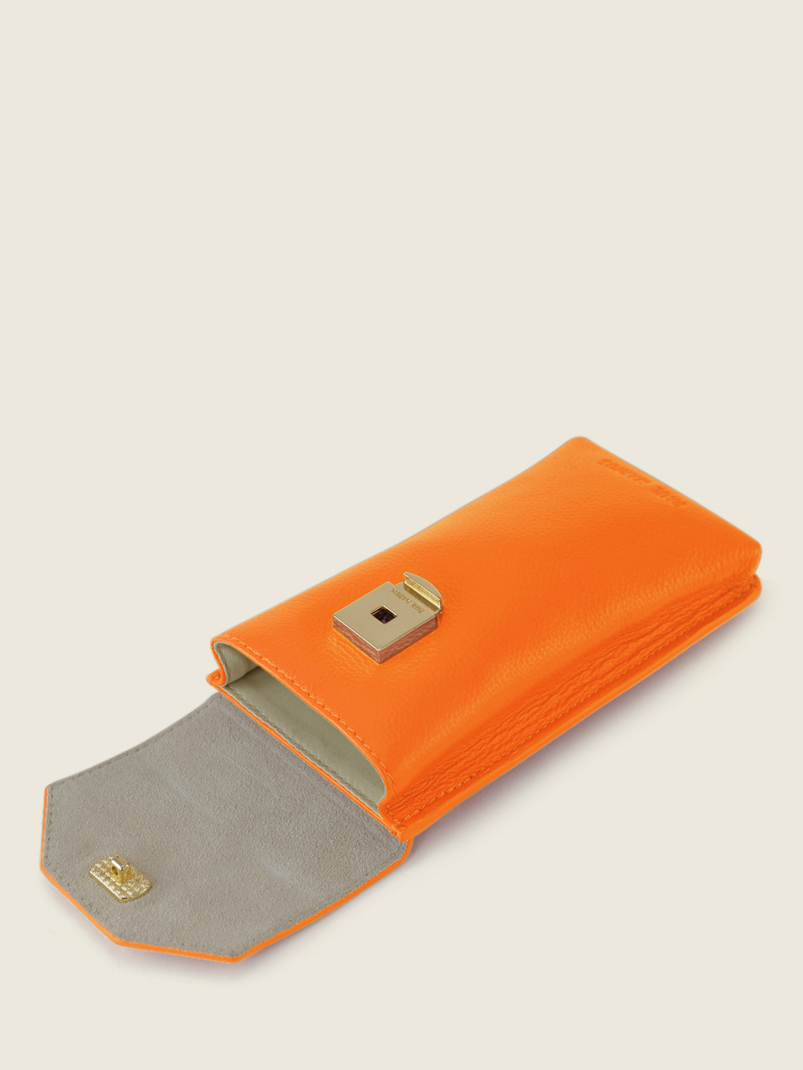 orange-leather-phone-bag-eva-sorbet-mango-paul-marius-inside-view-picture-m71-sb-o