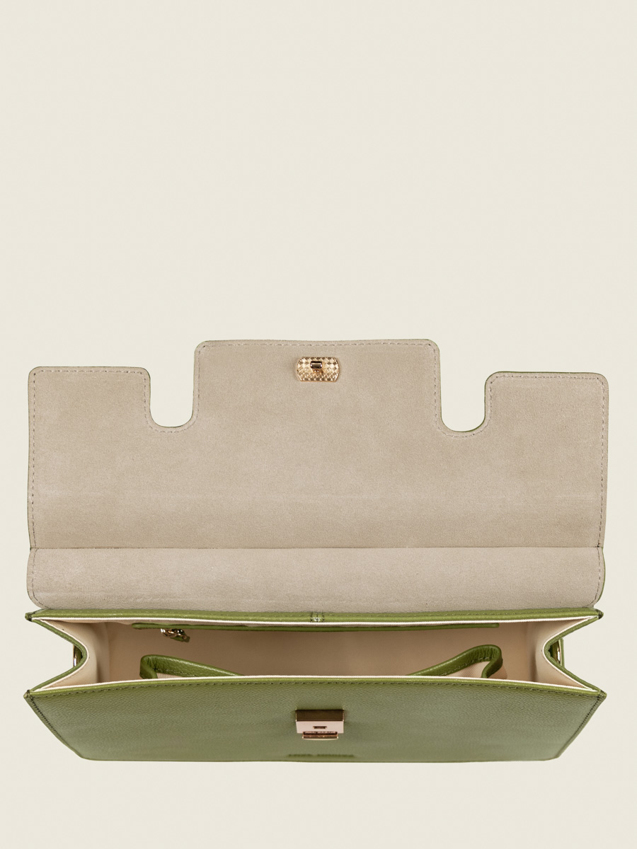 baguette-bag-leather-gabrielle-olive-green-inside-view-w42-gr-o