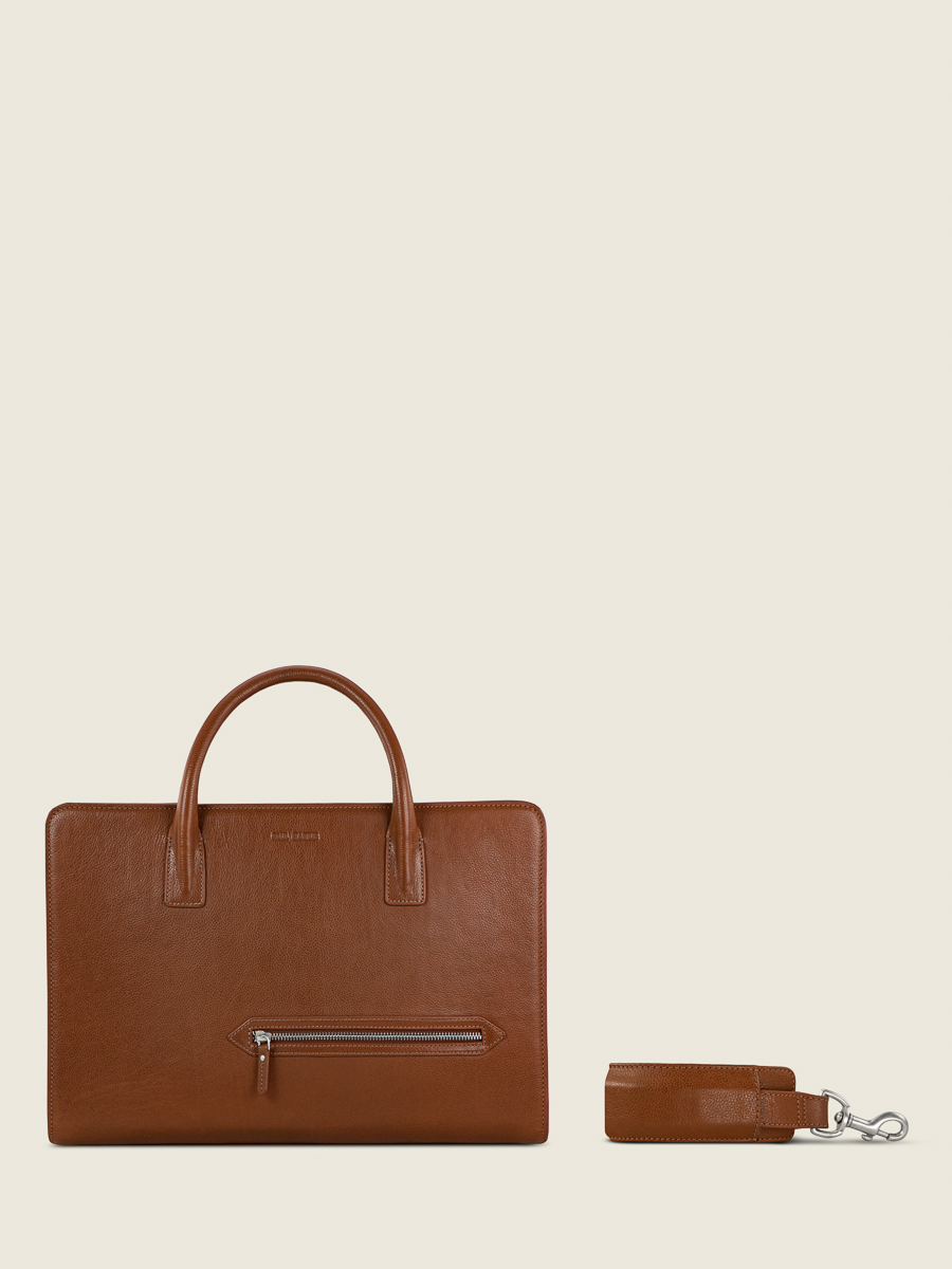 leather-document-holder-brown-front-view-picture-jean-light-brown-paul-marius-b09-l