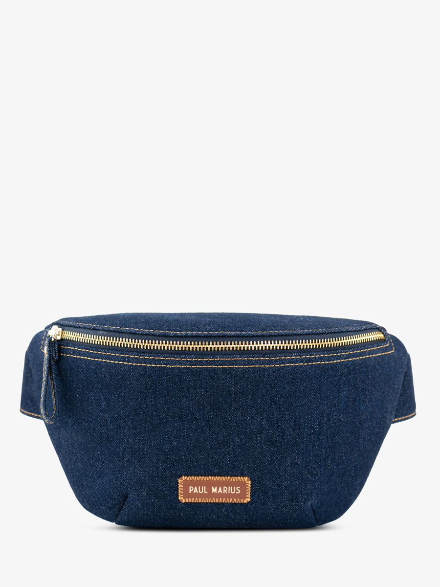 fanny-pack-blue-jean-leather-labanane-denim-brut-front-view-m503-dblu-denim