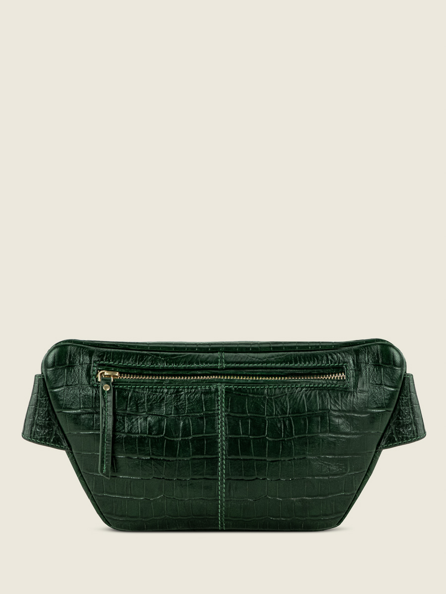 green-leather-fanny-pack-back-view-picture-labanane-heritage-malachite-paul-marius-m503-cr-dg