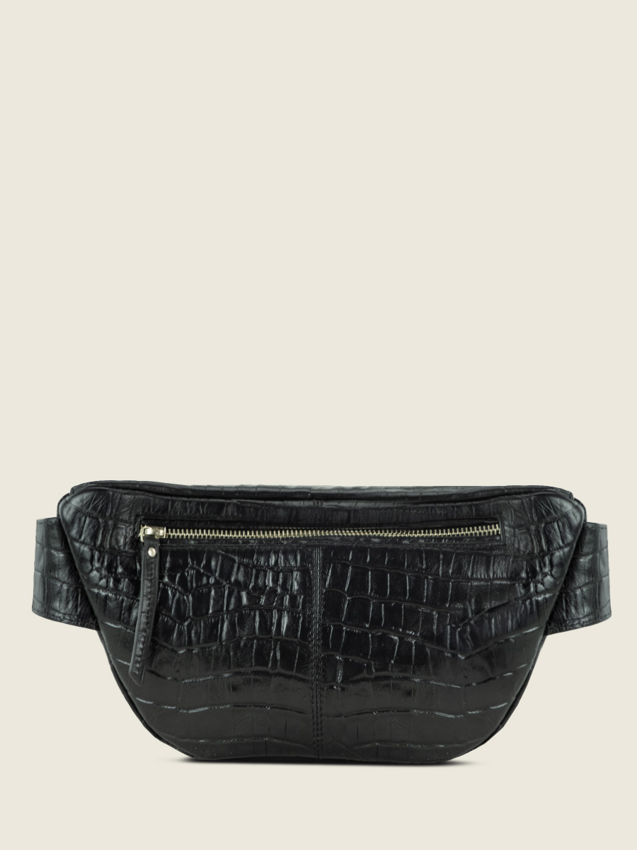 black-leather-fanny-pack-back-view-picture-labanane-heritage-jet-black-paul-marius-m503-cr-b