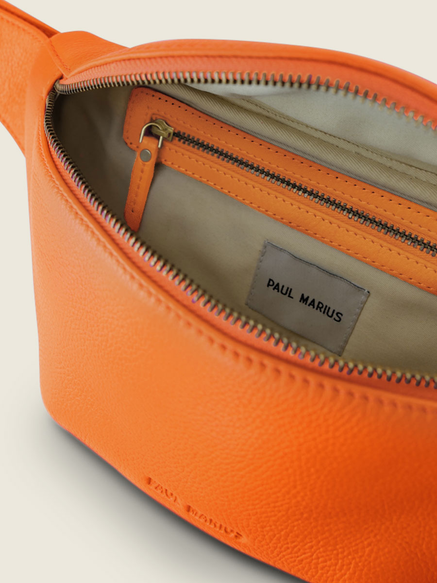 orange-leather-fanny-pack-labanane-sorbet-mango-paul-marius-inside-view-picture-m503-sb-o