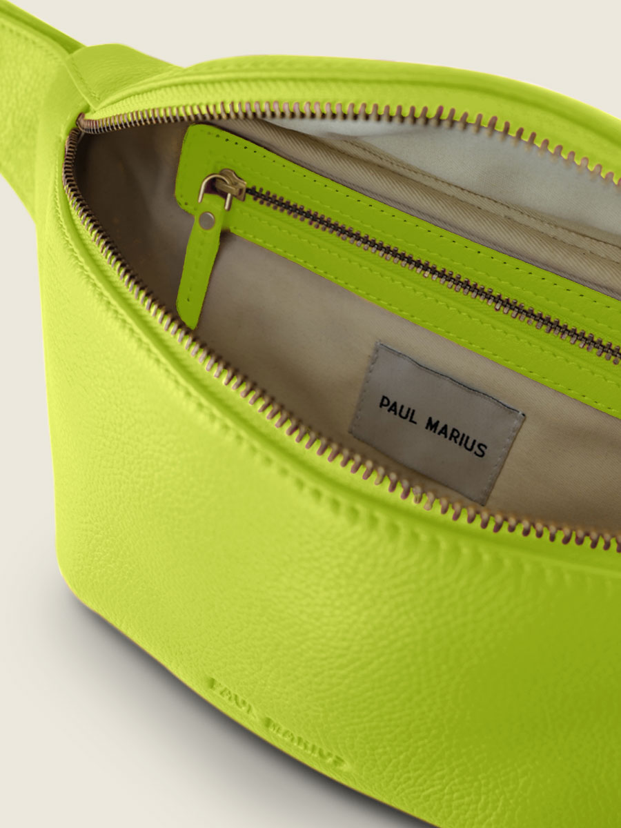 green-leather-fanny-pack-labanane-sorbet-apple-paul-marius-inside-view-picture-m503-sb-lgr