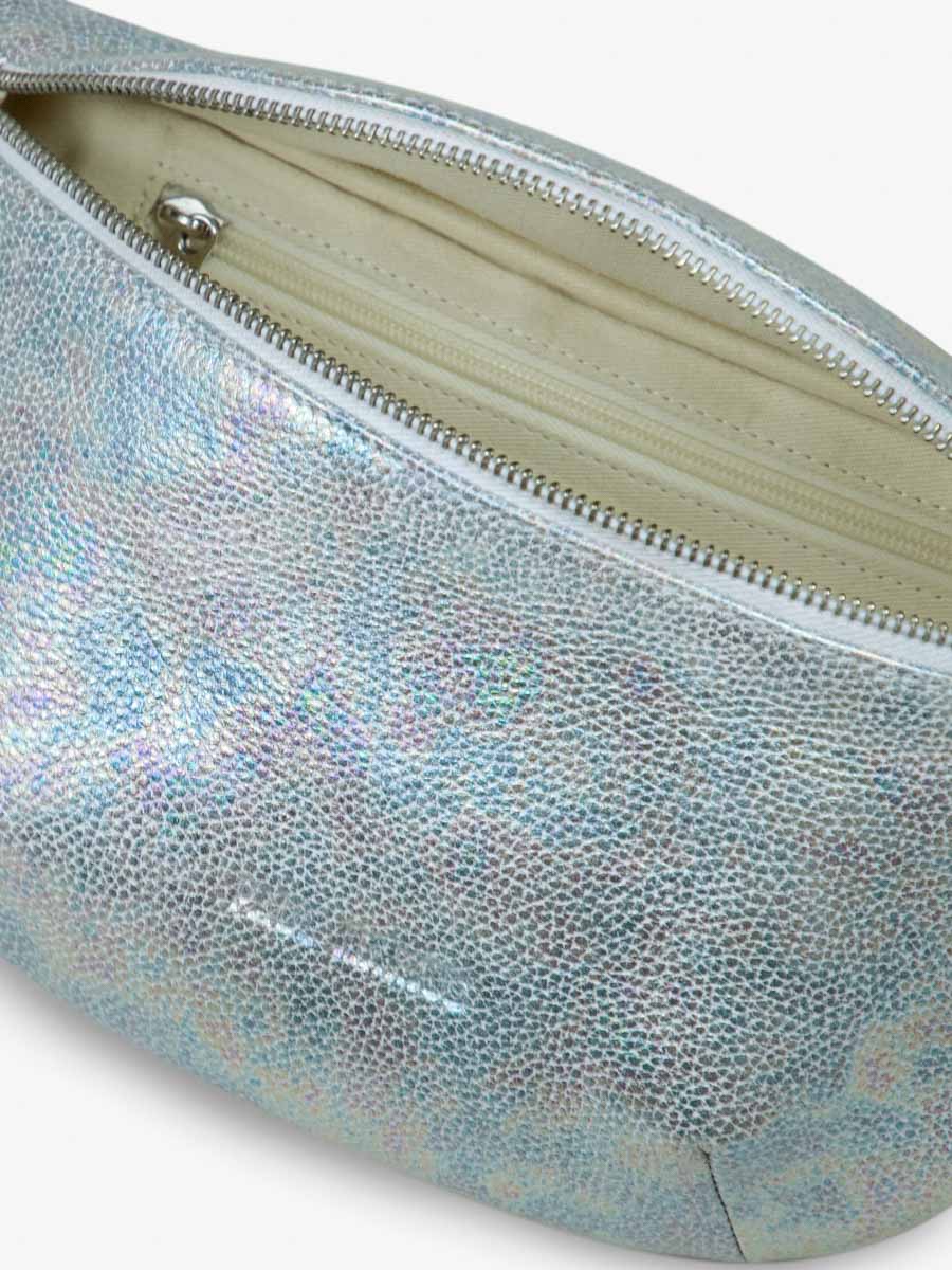 white-and-holographic-leather-fanny-pack-labanane-granite-paul-marius-inside-view-picture-m503-gra-w