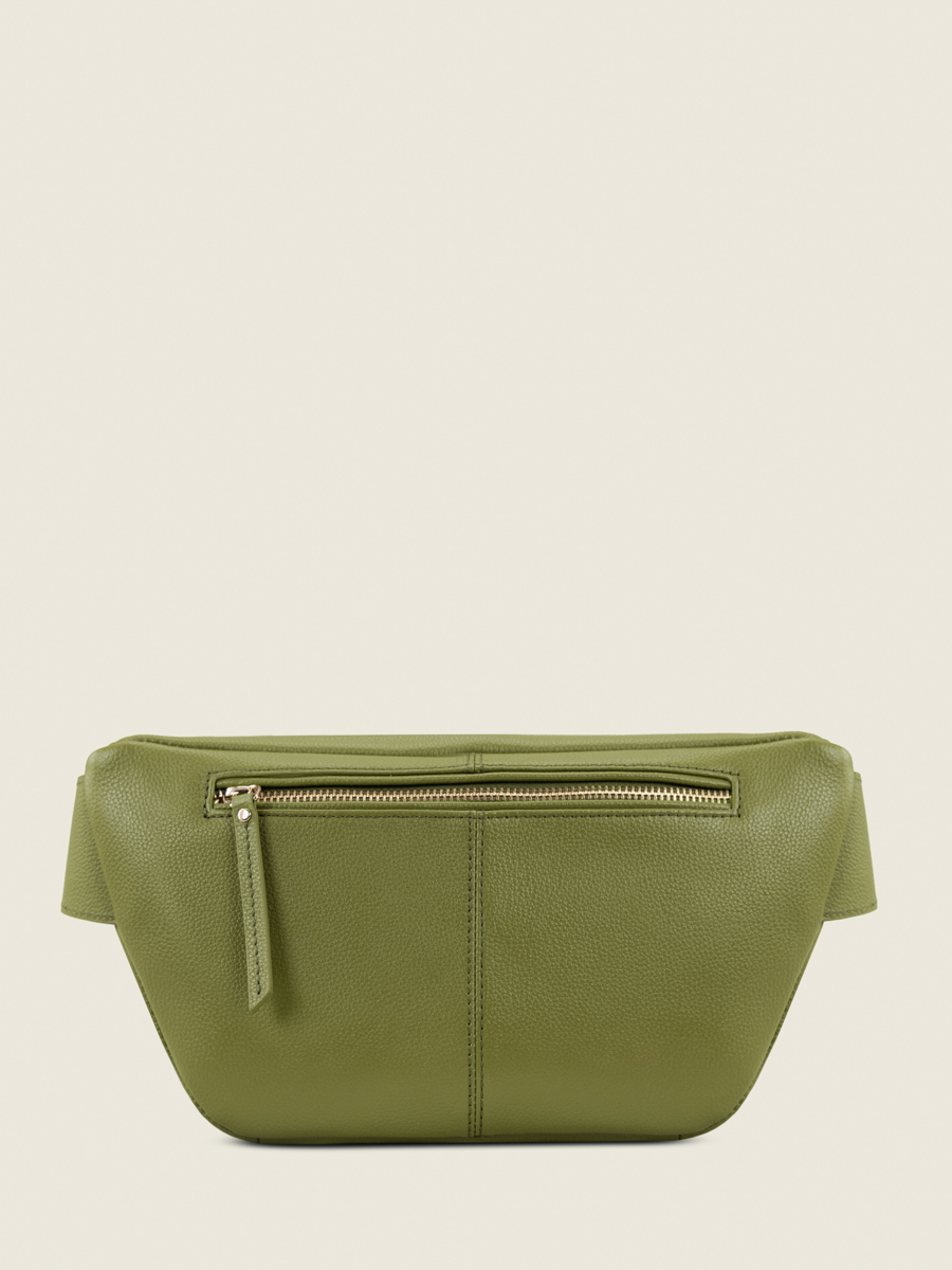 fanny-pack-leather-labanane-olive-green-back-view-m503-gr-o