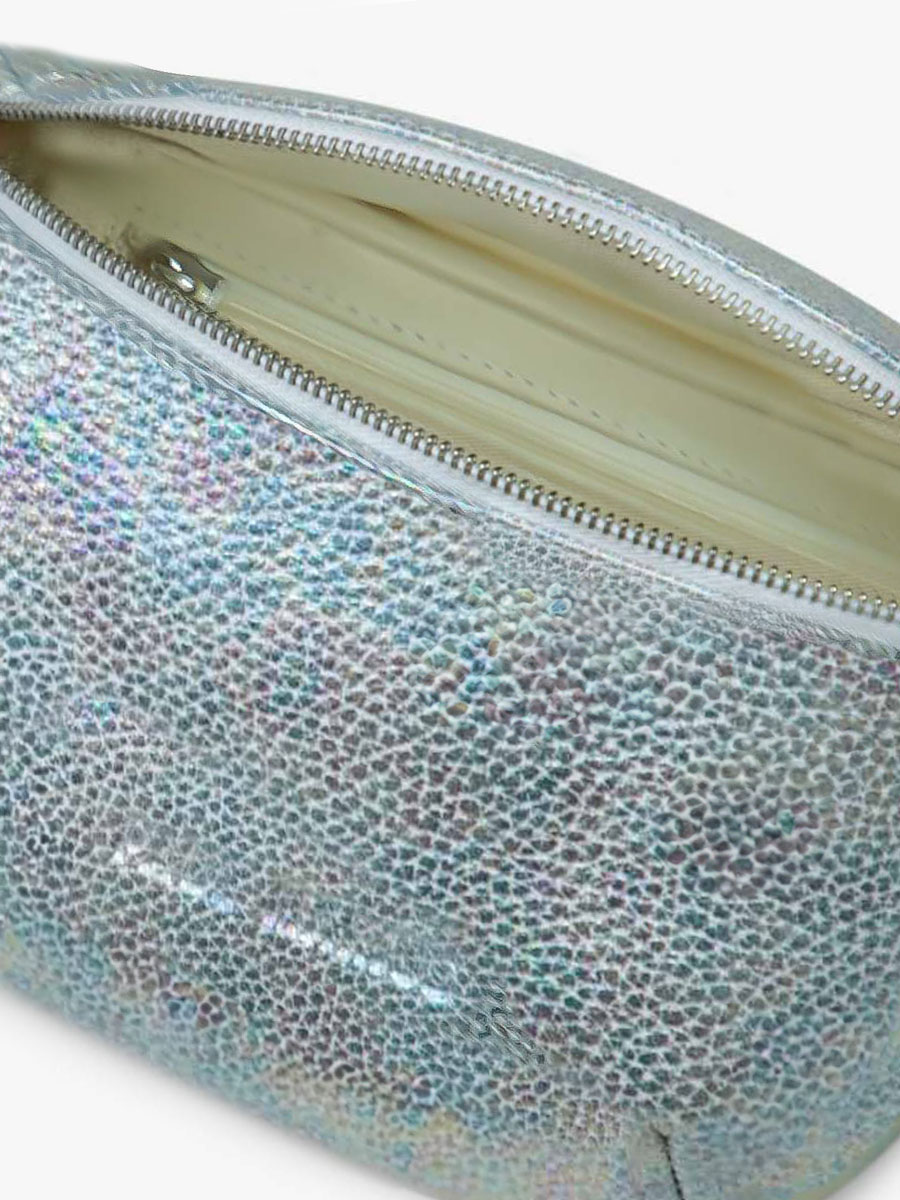 white-and-holographic-leather-mini-fanny-pack-labanane-xs-granite-paul-marius-inside-view-picture-m503xs-gra-w