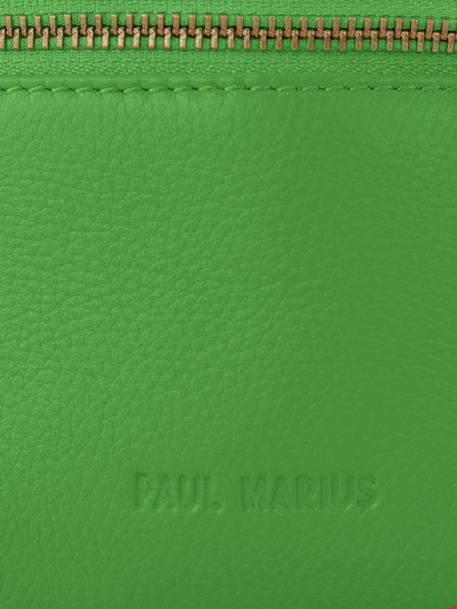 green-leather-mini-fanny-pack-labanane-xs-sorbet-kiwi-paul-marius-focus-material-picture-m503xs-sb-gr