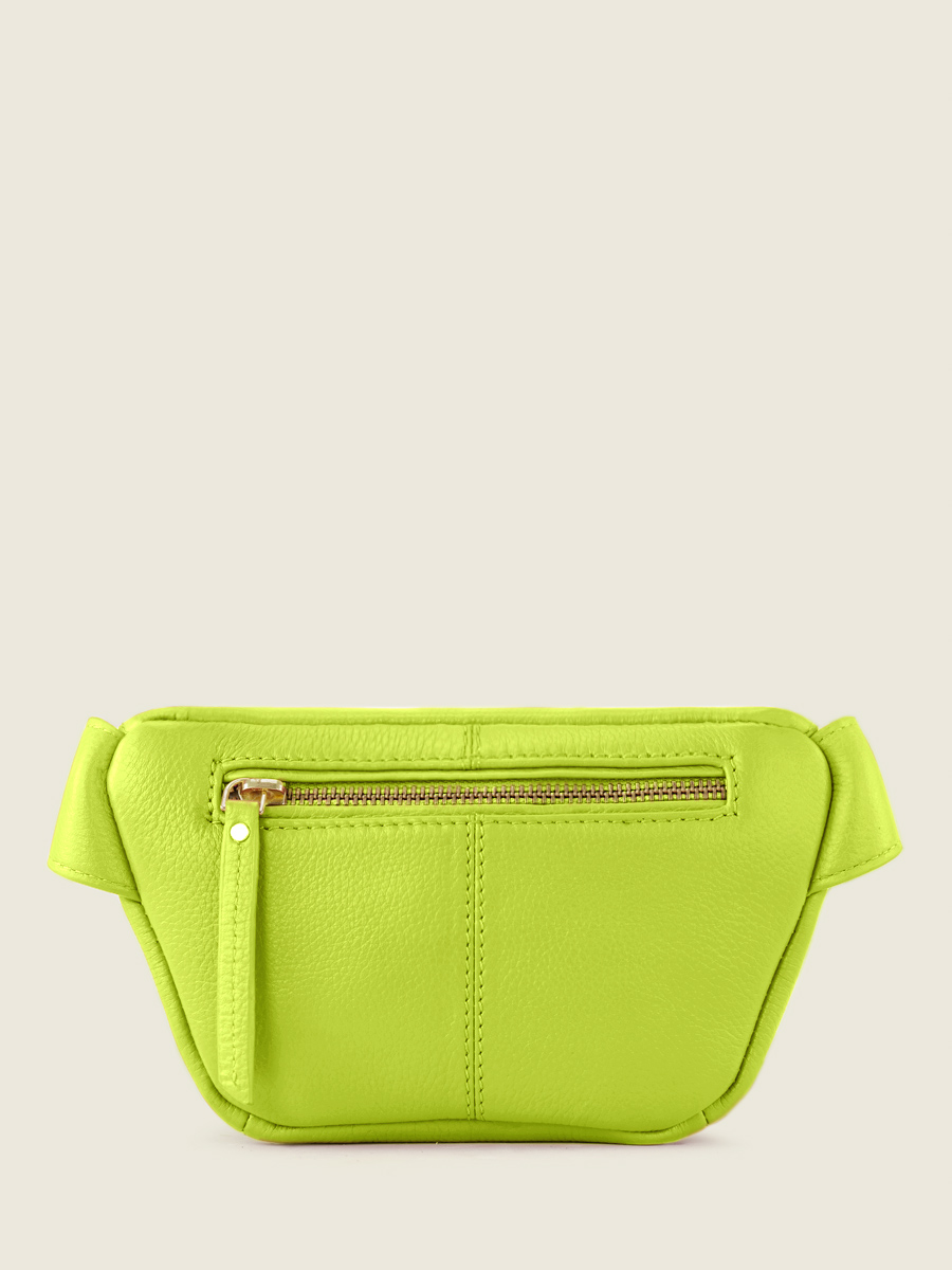 green-leather-mini-fanny-pack-labanane-xs-sorbet-apple-paul-marius-back-view-picture-m503xs-sb-lgr