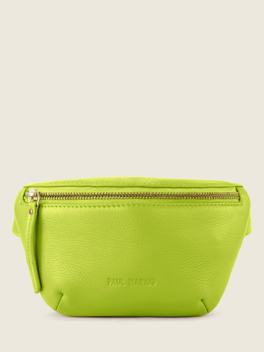 green-leather-mini-fanny-pack-labanane-xs-sorbet-apple-paul-marius-side-view-picture-m503xs-sb-lgr