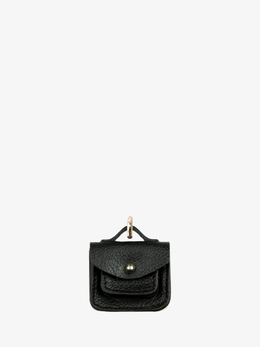 black-leather-key-ring-labreloque-mademoiselle-george-paul-marius-campaign-picture-lkc-w05-b