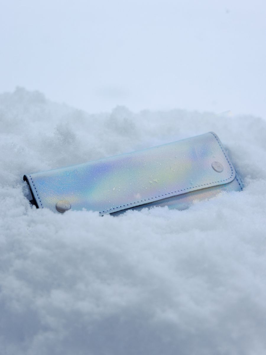 pencil-case-latrousse-de-paul-givre-holographic-black-front-view-m58-giv