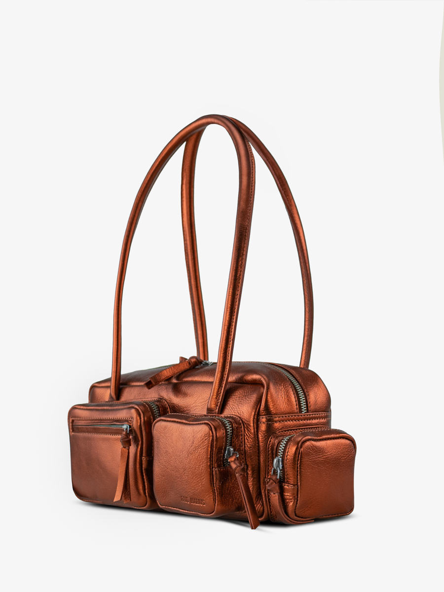 multi-pockets-bag-metallic-copper-leather-lebasset-90s-ginger-side-view-w56-m-o