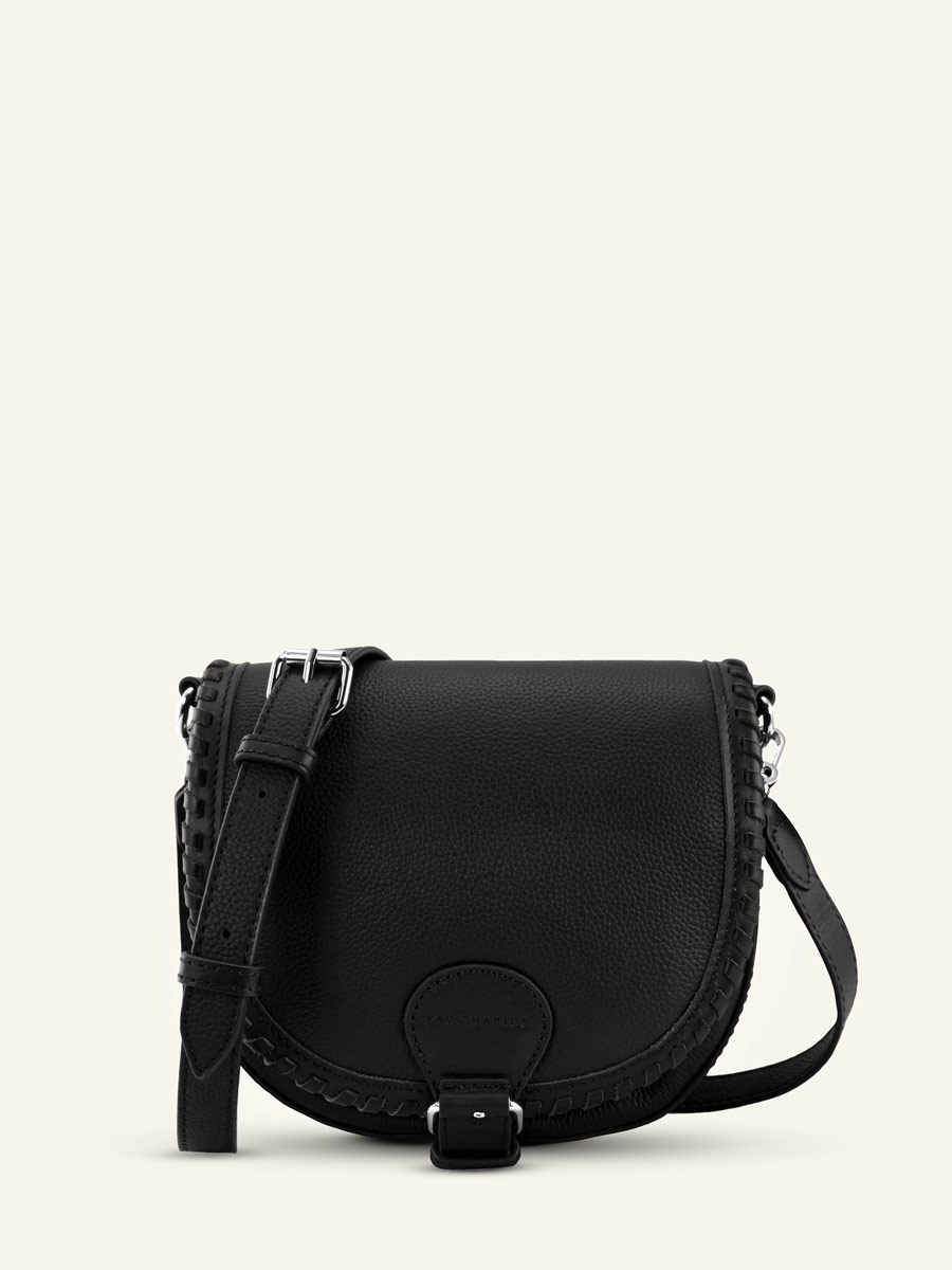 mini-leather-shoulder-bag-lebobo-black-front-view-w61xs-b