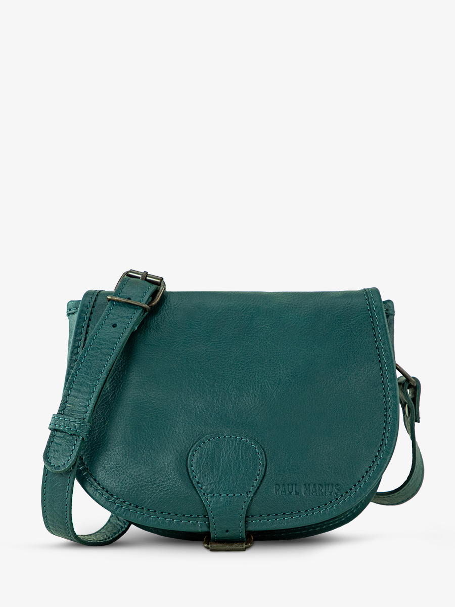 leather-shoulder-bag-for-woman-green-blue-front-view-picture-lebohemien-cobalt-blue-paul-marius-lebohemien