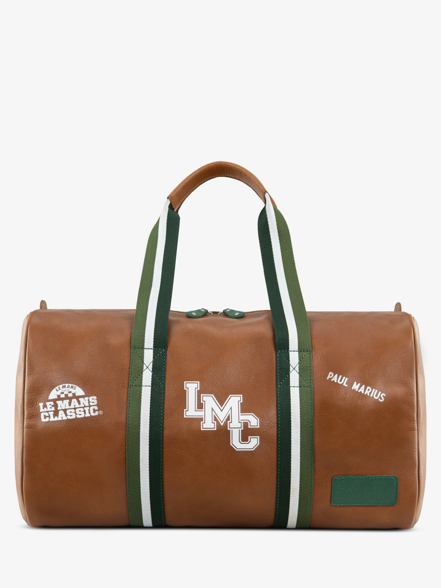 leather-travel-bag-brown-lecabine-le-mans-classic-2025-front-view-m103-lemans25-l