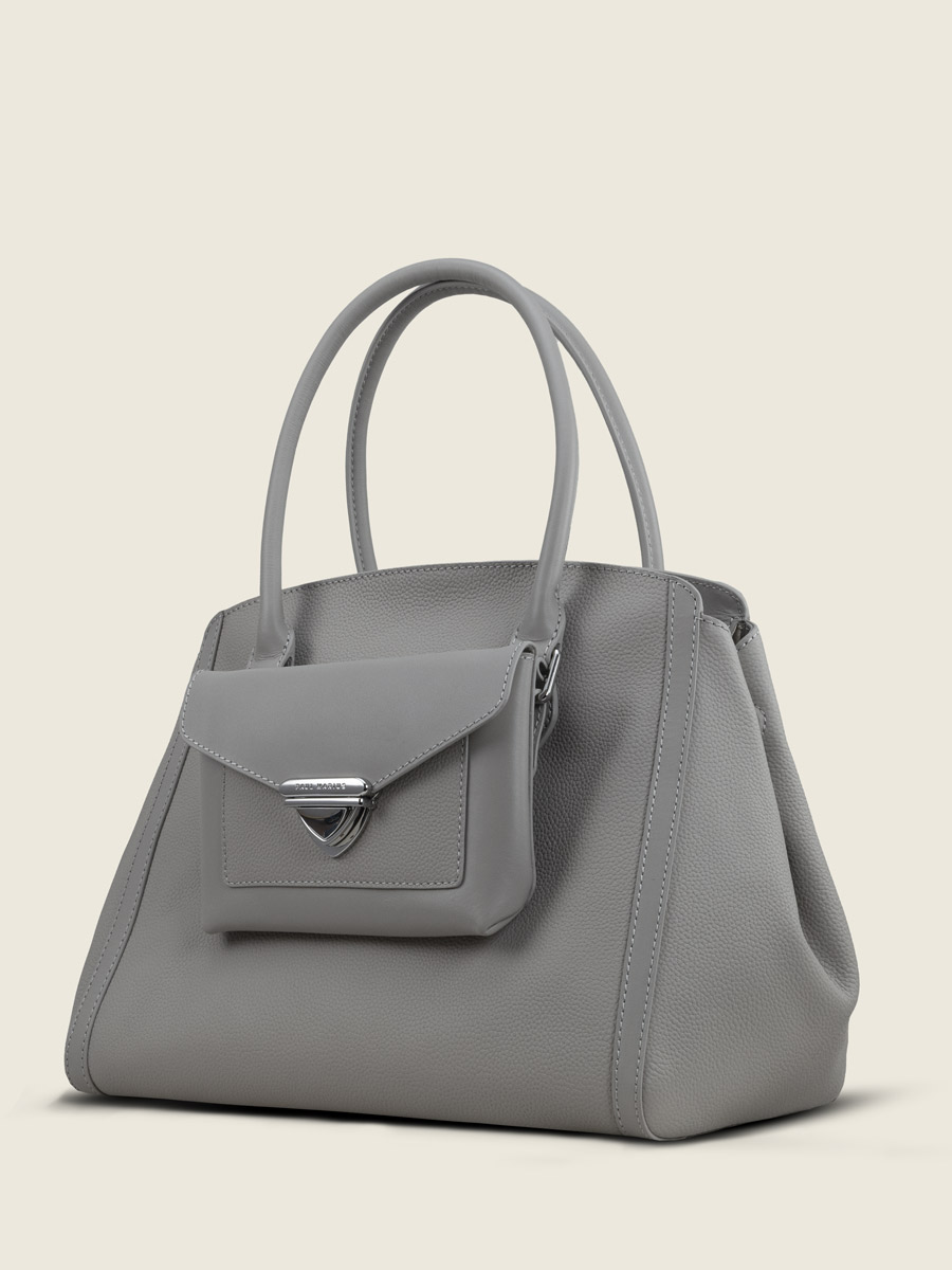 tote-bag-leather-LeCaprice-galet-side-view-w64m-bm-gre