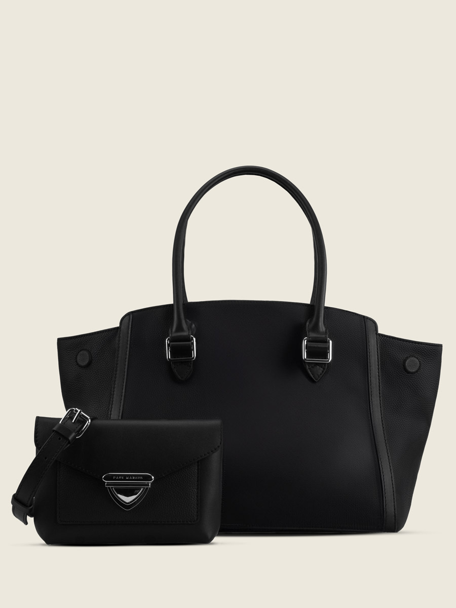 tote-bag-leather-LeCaprice-soft-black-side-view-w64m-bm-b
