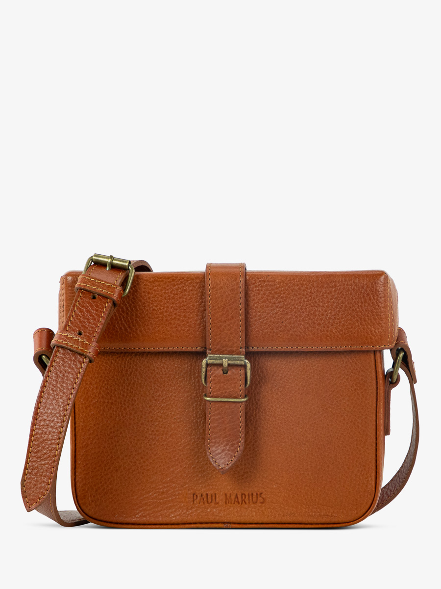 shoulder-bag-lecoquin-oiled-cognac-front-view-m405-ol