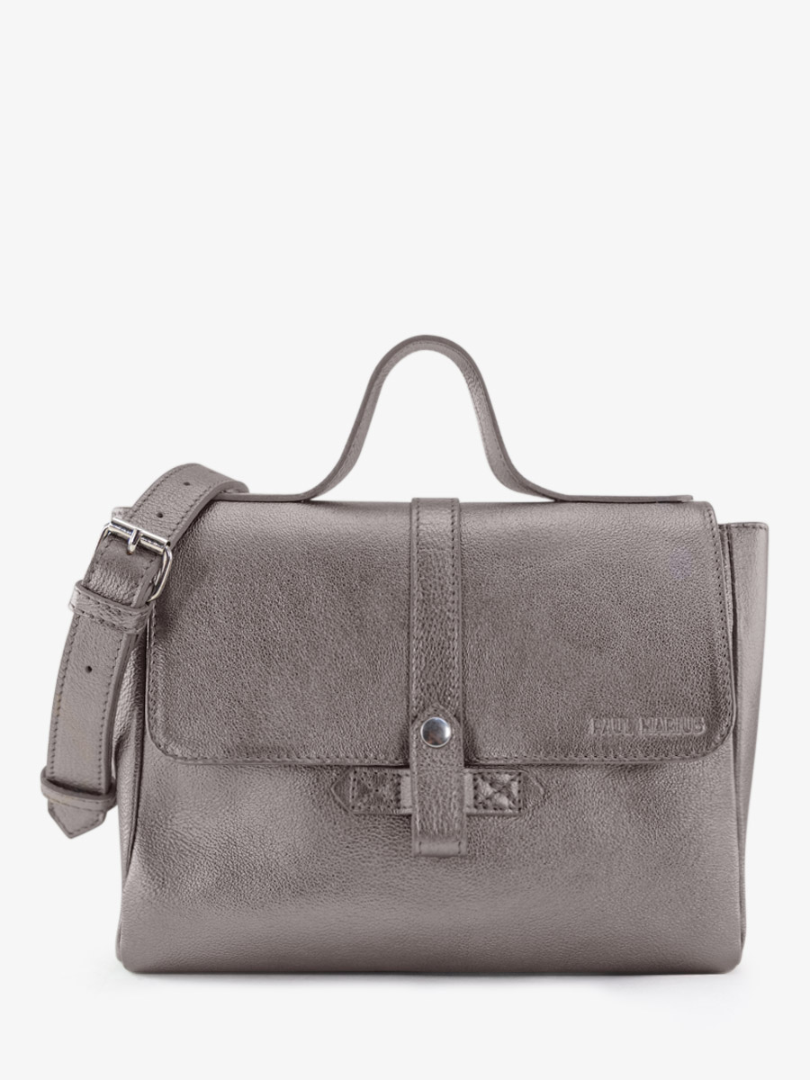 silver-leather-shoulder-bag-lecorneille-steel-paul-marius-campaign-picture-w23-gm