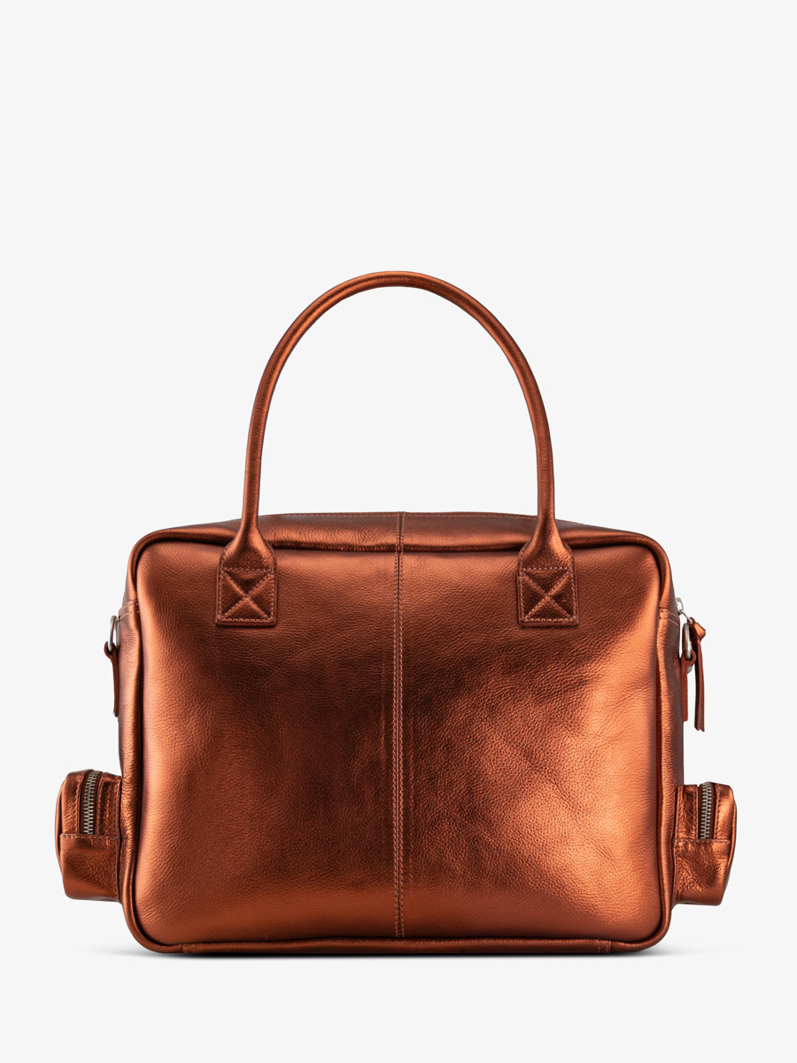 metallic-copper-multipockets-document-holder-ledandy-90s-ginger-back-view-w204-m-o