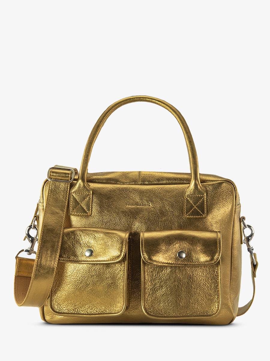 gold-leather-handbag-ledandy-bronze-paul-marius-front-view-picture-w04-og