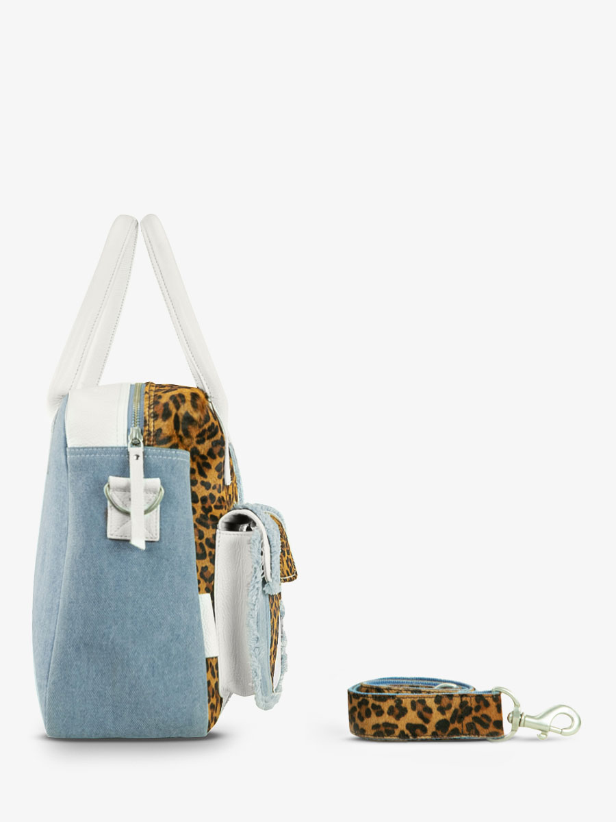 white-leopard-leather-handbag-ledandy-chimere-denim-white-paul-marius-side-view-picture-w04-ch-w-denim