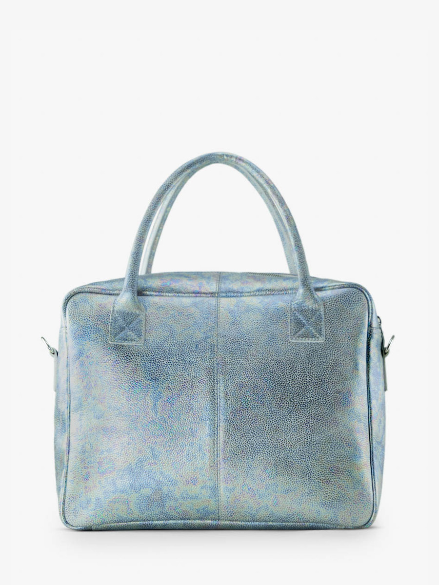 white-and-holographic-leather-handbag-ledandy-granite-paul-marius-back-view-picture-w04-gra-w