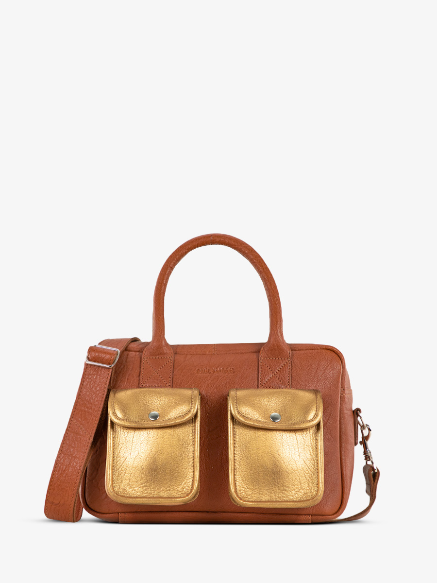 brown-gold-leather-handbag-ledandy-s-light-brown-gold-paul-marius-front-view-picture-w04s-l-g