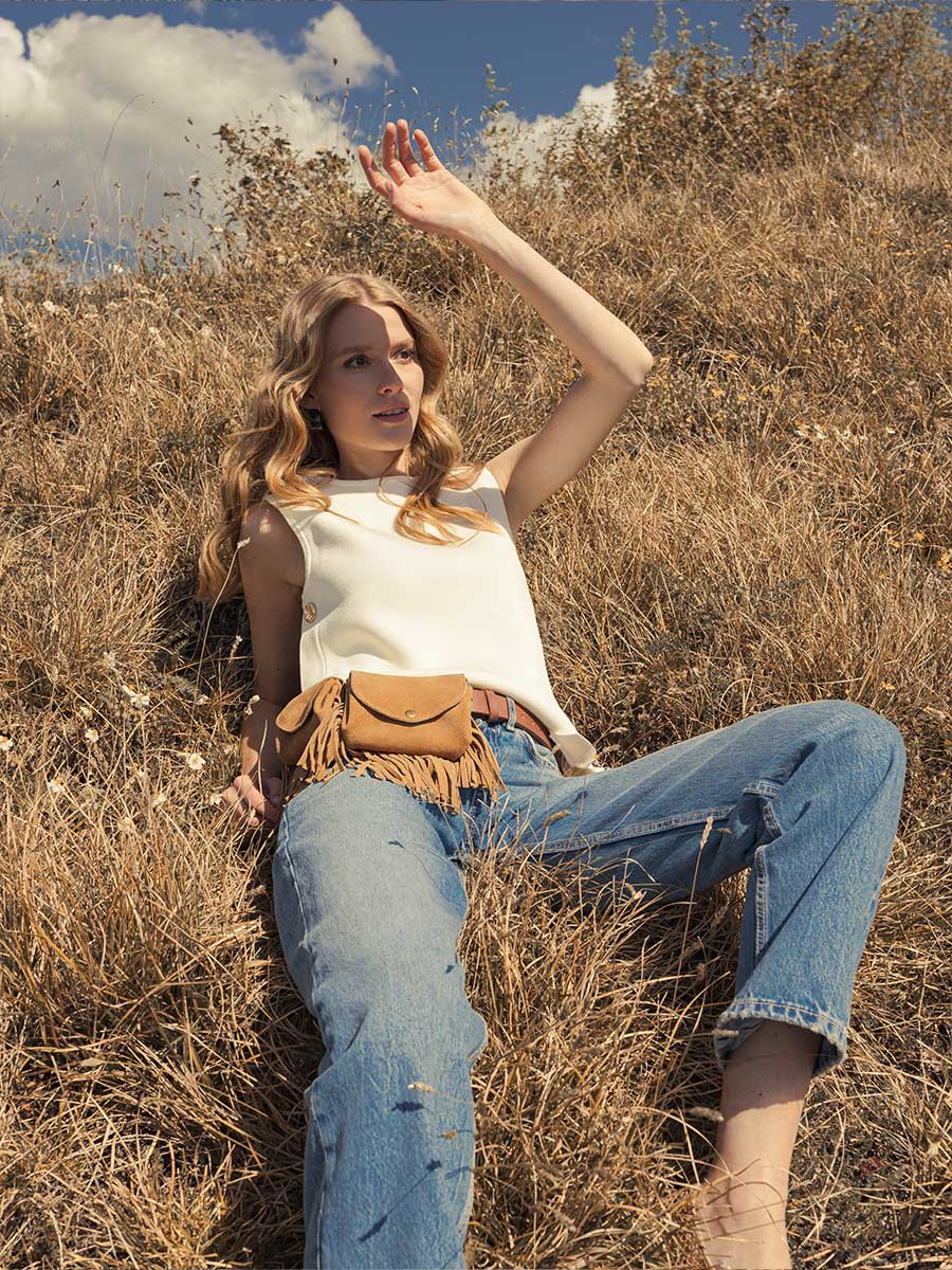 fringed-pocket-brown-legustave-m-folk-havana-front-view-clpm-fol-su-l