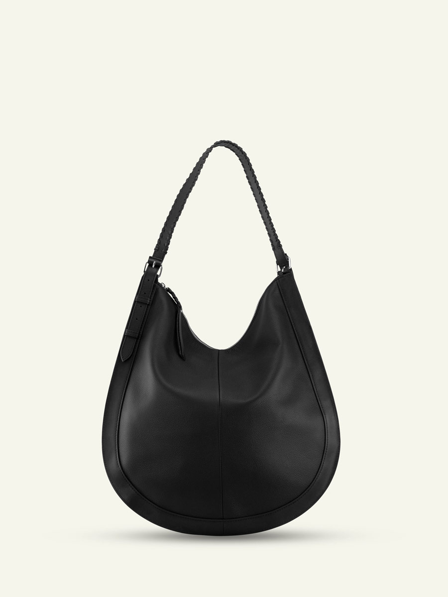 lehobo-women-leather-bag-m-black-back-view