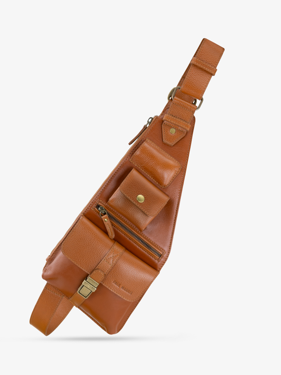 brown-leather-shoulderbag-holster-oiled-cognac-front-view-w62-oco