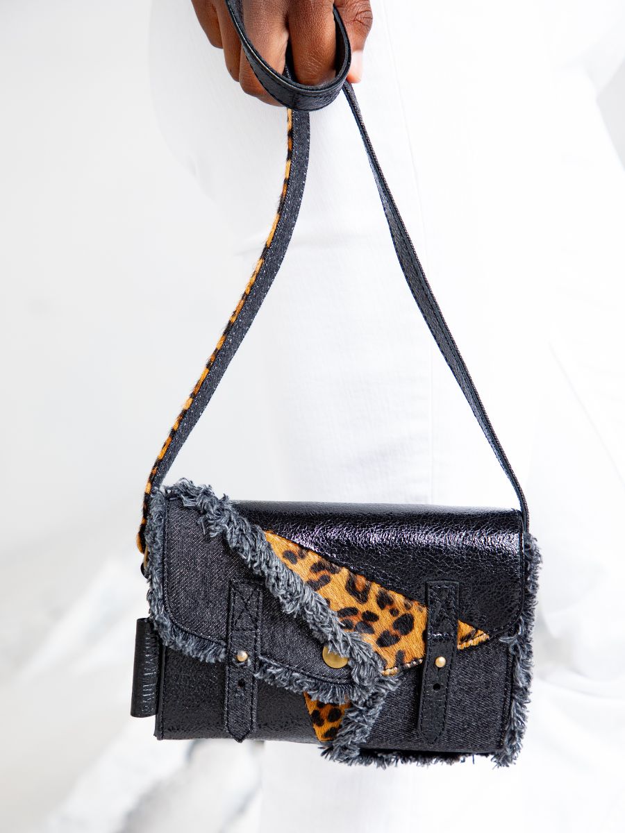 black-leopard-mini-leather-shoulder-bag-lemini-indispensable-chimere-denim-black-paul-marius-front-view-picture-w08s-ch-b-denim