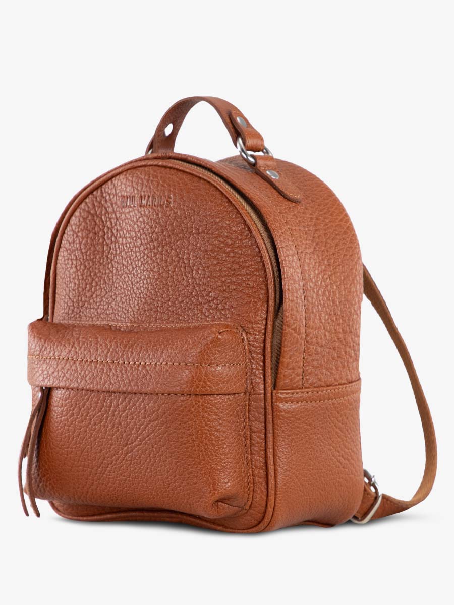 small-leather-backpack-brown-side-view-picture-lemini-intrepide-light-brown-paul-marius-m37s-l