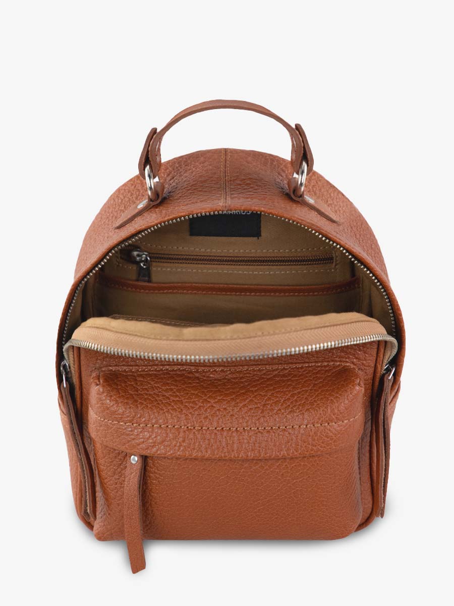 small-leather-backpack-brown-inside-view-picture-lemini-intrepide-light-brown-paul-marius-m37s-l