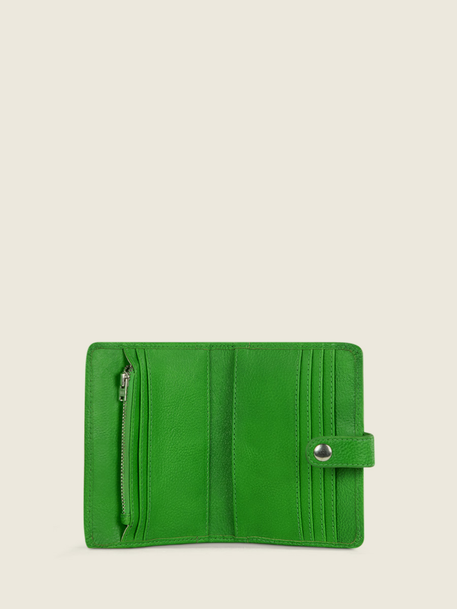 green-leather-wallet-leportefeuille-jeanne-neon-paul-marius-inside-view-picture-m34-ne-gr