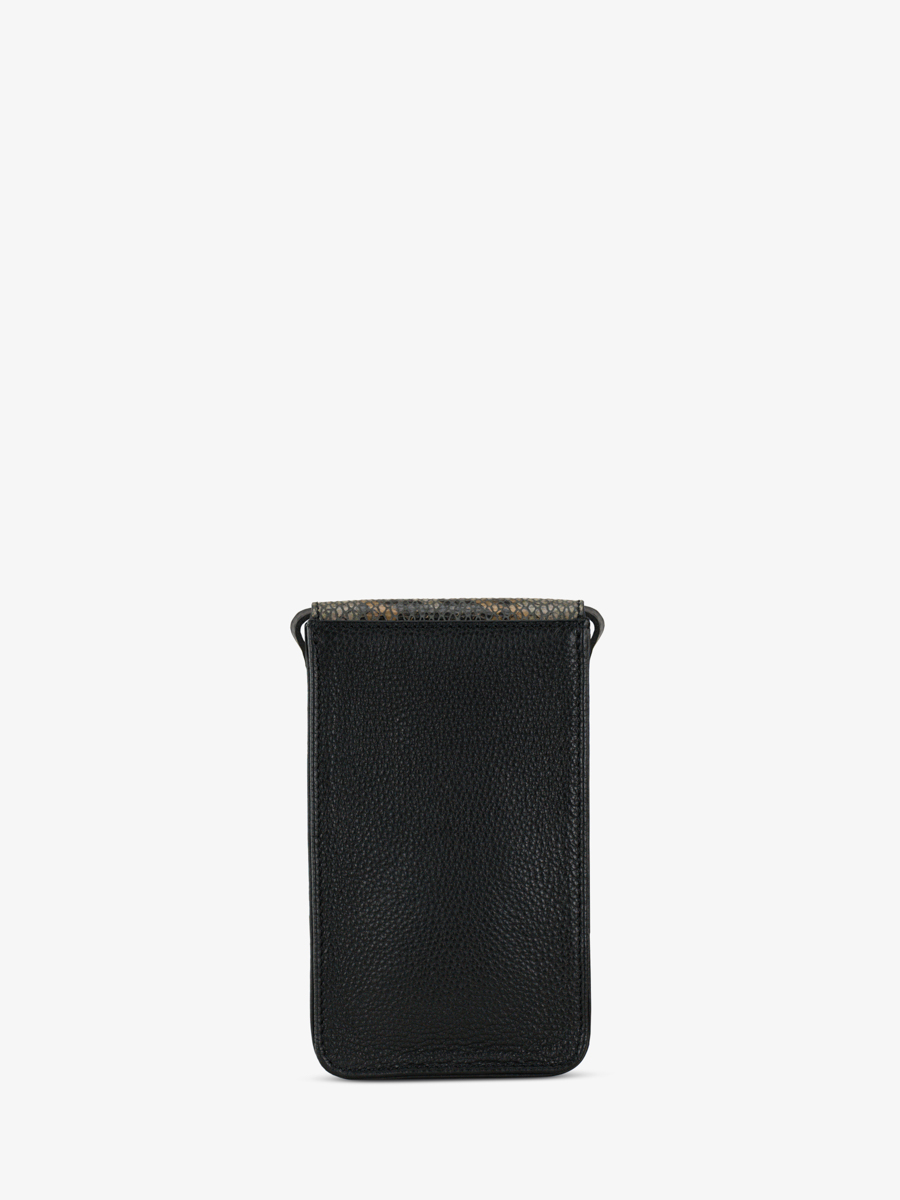 leather-phone-bag-leporte-telephone-python-grey-black-back-view-m88-p-gre-b