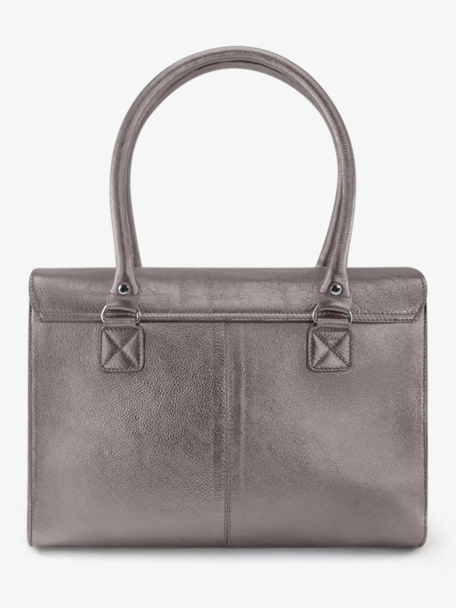 silver-leather-handbag-lerive-gauche-m-steel-paul-marius-back-view-picture-w01m-gm